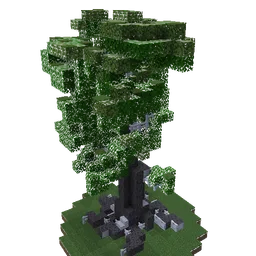 A generated beech tree