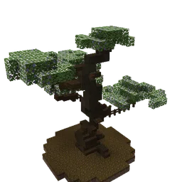 A generated bonsai tree