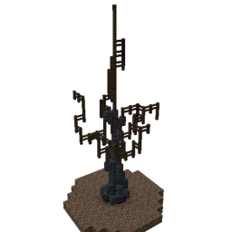 A generated gothic dead tree