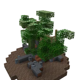 A generated olive tree