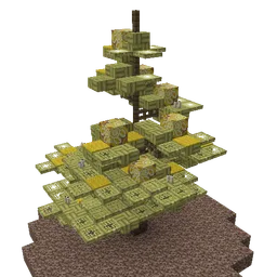 A generated pagoda tree